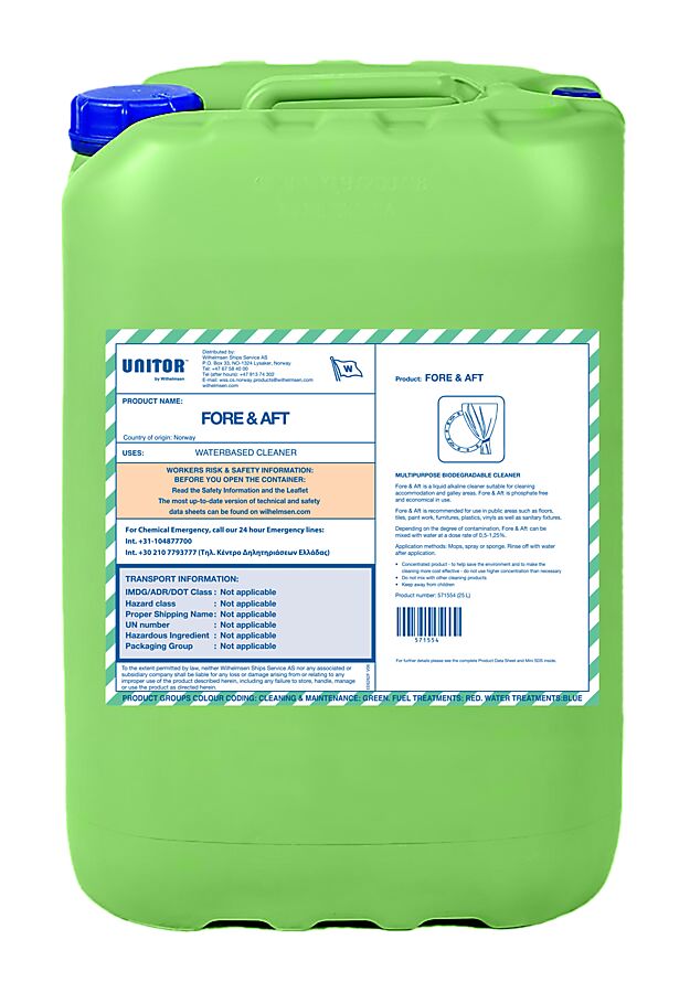 FORE AND AFT 25 LTR