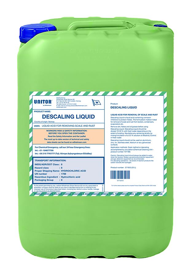 DESCALING LIQUID 25 LTR