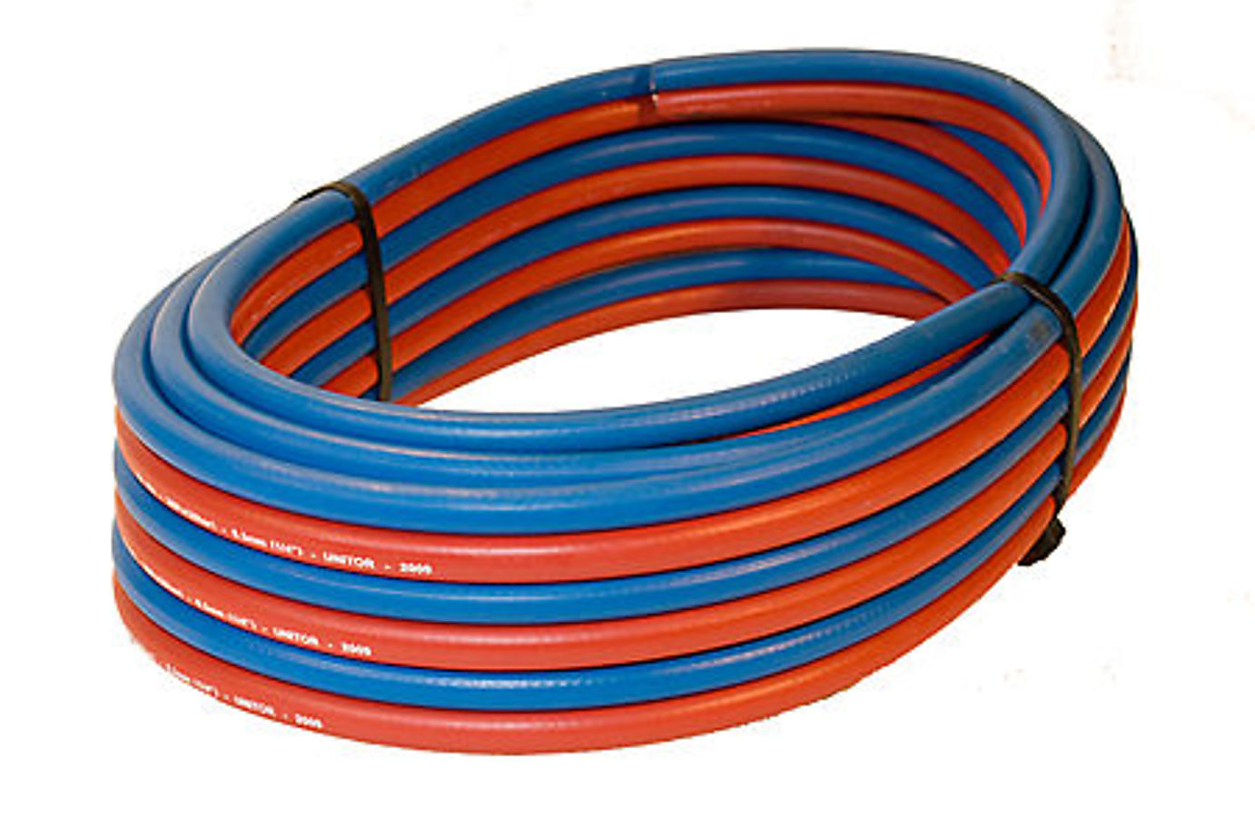 TWIN HOSE 2X6.3MM (1/4INCH) RED/BLUE,50 MTR COIL
