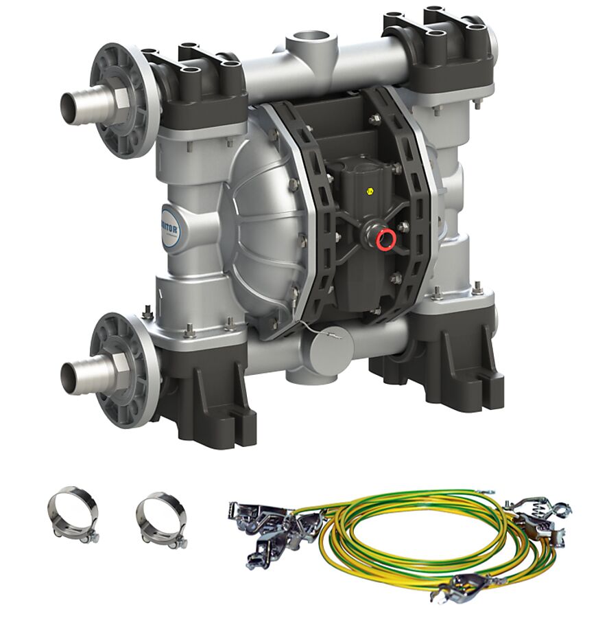 UNITOR AEROFLOW DOUBLE DIAPHRAGM PUMP 2 INCH ALU (ATEX Z1)