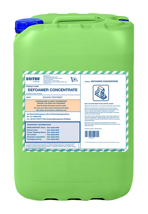 DEFOAMER CONCENTR. 25 LTR