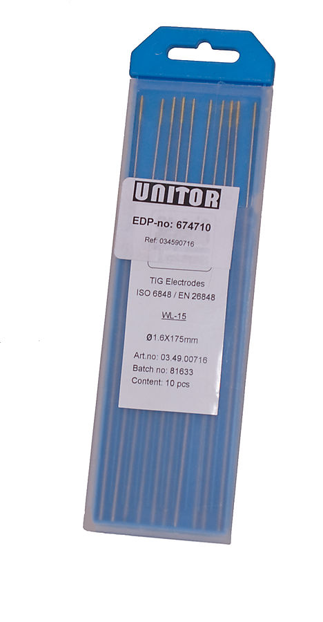 TUNGSTEN EL. 1.6MM. 10PCS