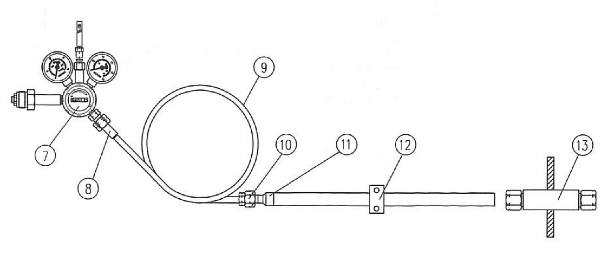FLASHBACK ARRESTOR 85-10 OX FOR GAS CENTRAL REG.