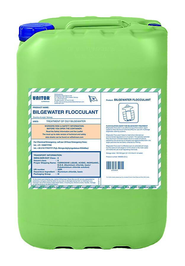 BILGEWATER FLOCCULANT 25 LTR