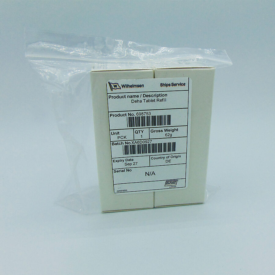DEHA TEST TABLETS REFILL REAGENT 2 X 100