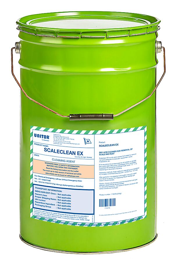 UNITOR SCALECLEAN EX 25KG