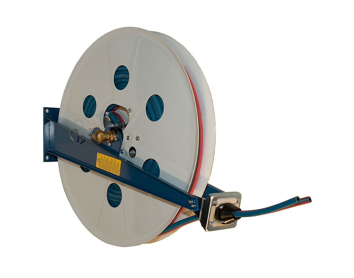 SELF-RETRACKTING HOSE REEL AC/OX