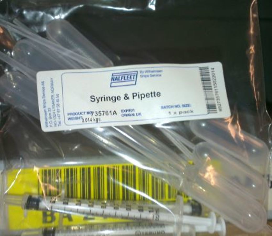 COOLTREAT SYRINGES AND PIPETTES 3 SYRINGES AND 6 PIPETTES