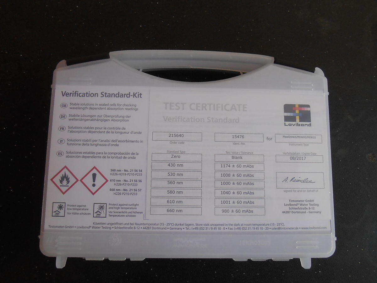 MAXIDIRECT VERIFICATION SET