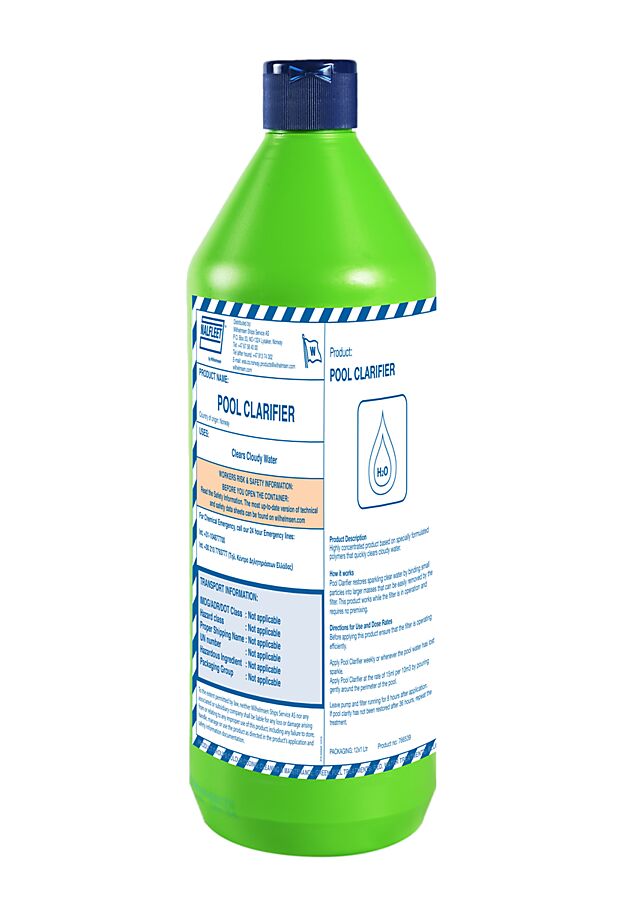 POOL CLARIFIER 12 X 1 LTR