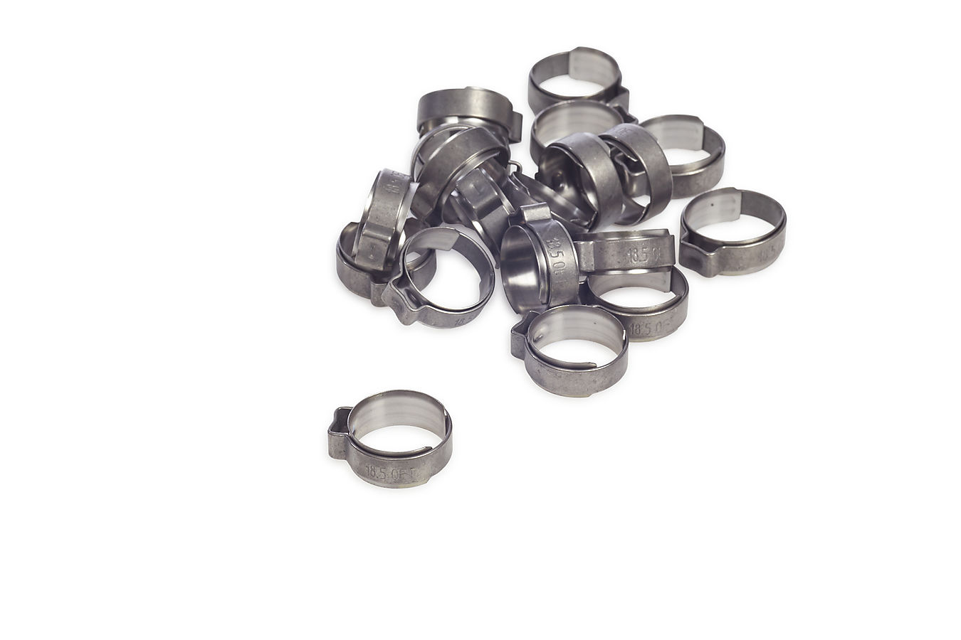 CLAMP 1 EAR 15,6-17,8MM 3/8" HOSE (20PCS)