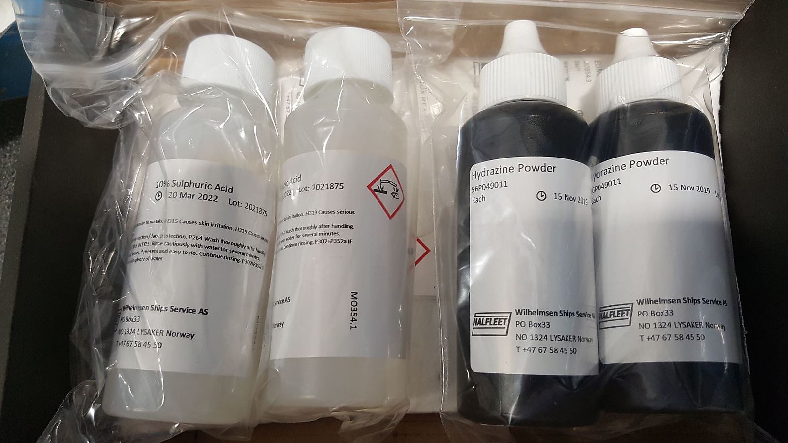 HYDRAZINE/CARBOHYDRAZIDE REAGENT KIT