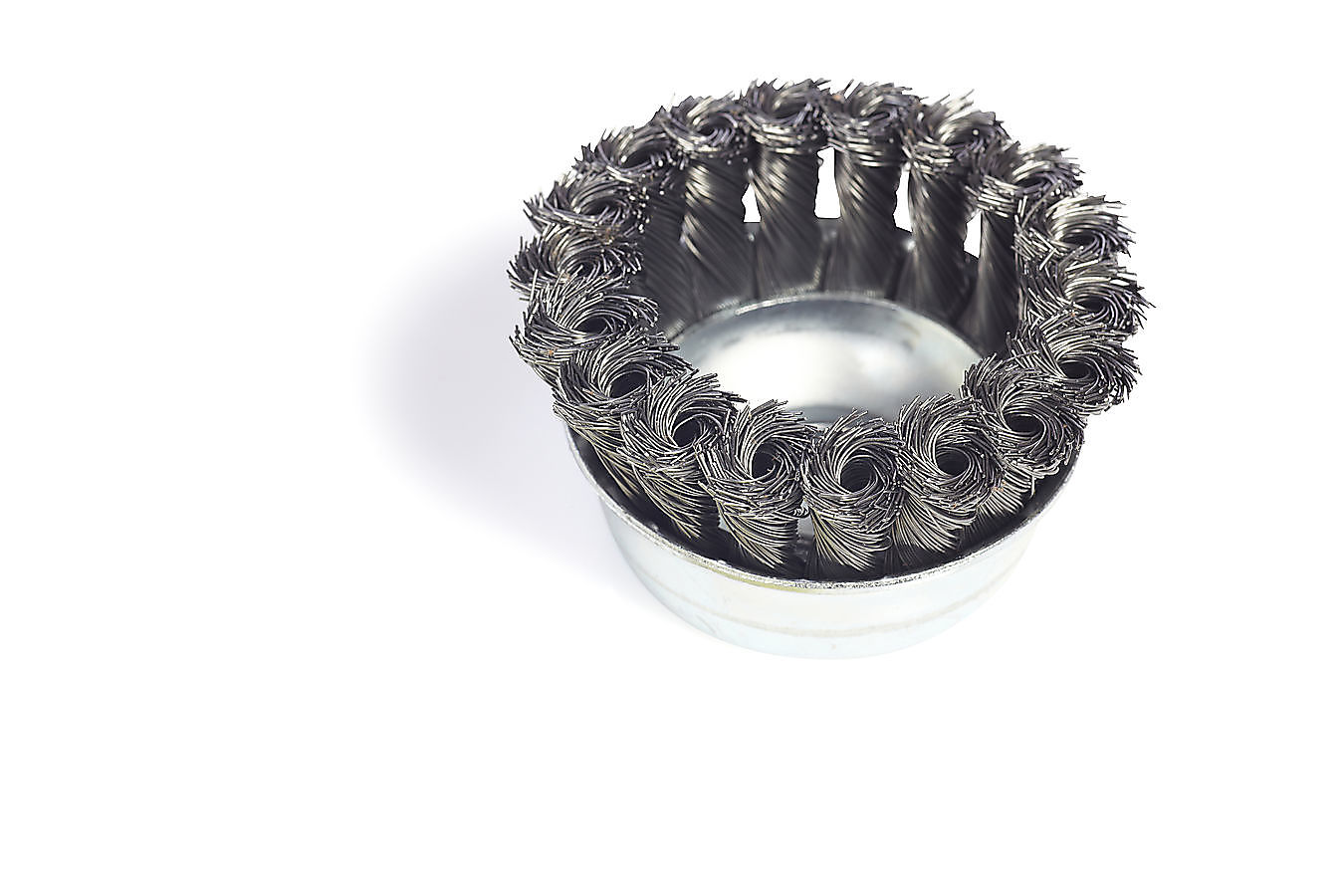 CUP WIRE BRUSH 4" W 5/8"X11 UNF