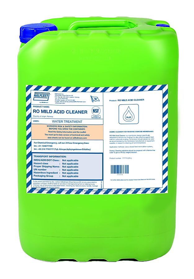 RO MILD ACID CLEANER 25 LTR
