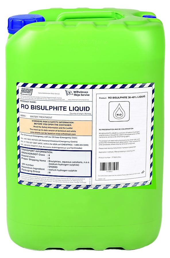 RO BISULPHITE 25 LTR LIQUID 38-40%