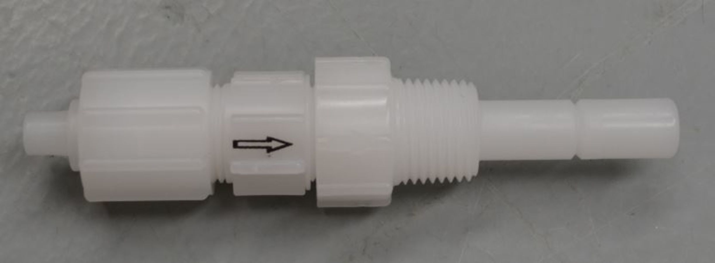 PVDF INJECTION VALVE 6X4MM R1/2
