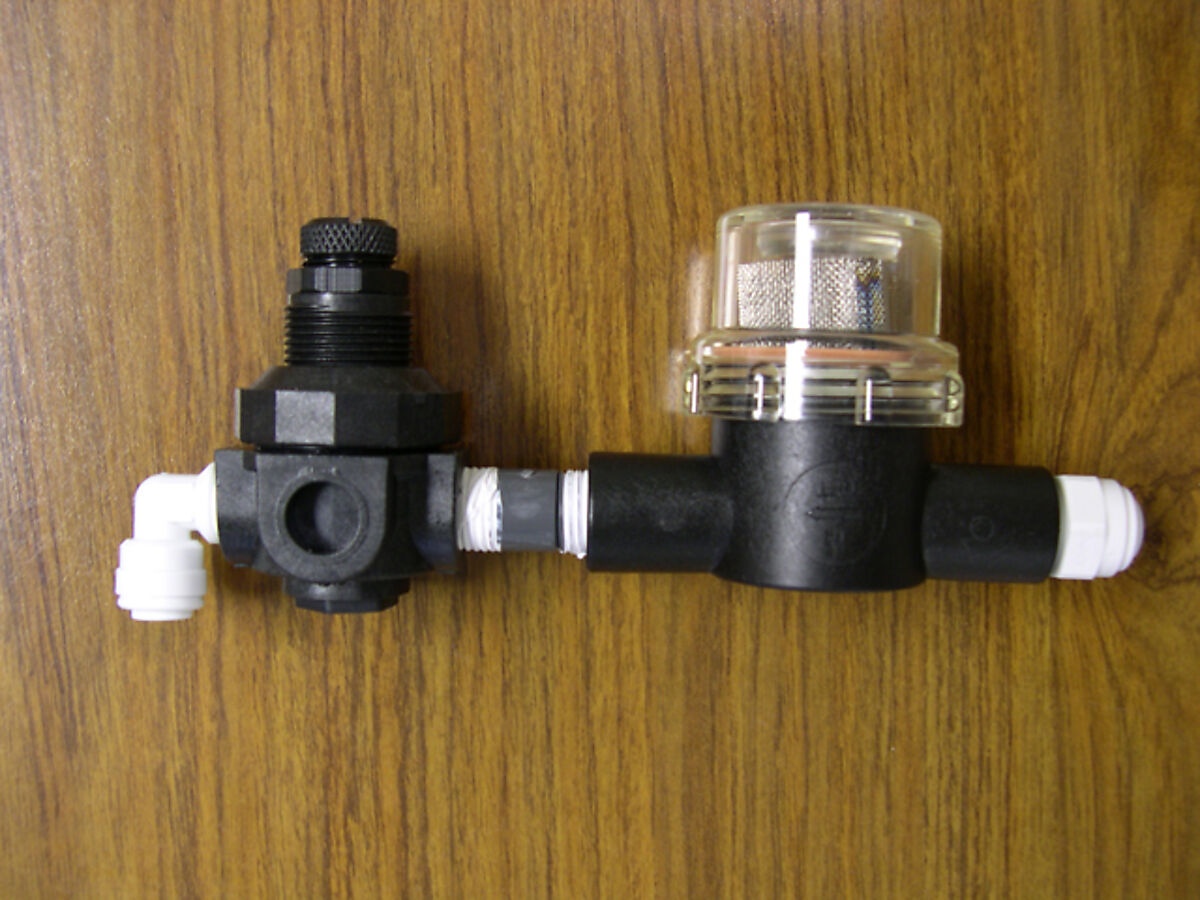 TRO ANALYZER STRAINER & REGULATOR ASSEMBLY