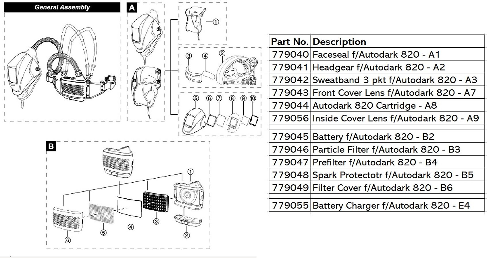 SPARK PROTECTOTR F/AUTODARK 820 - B5